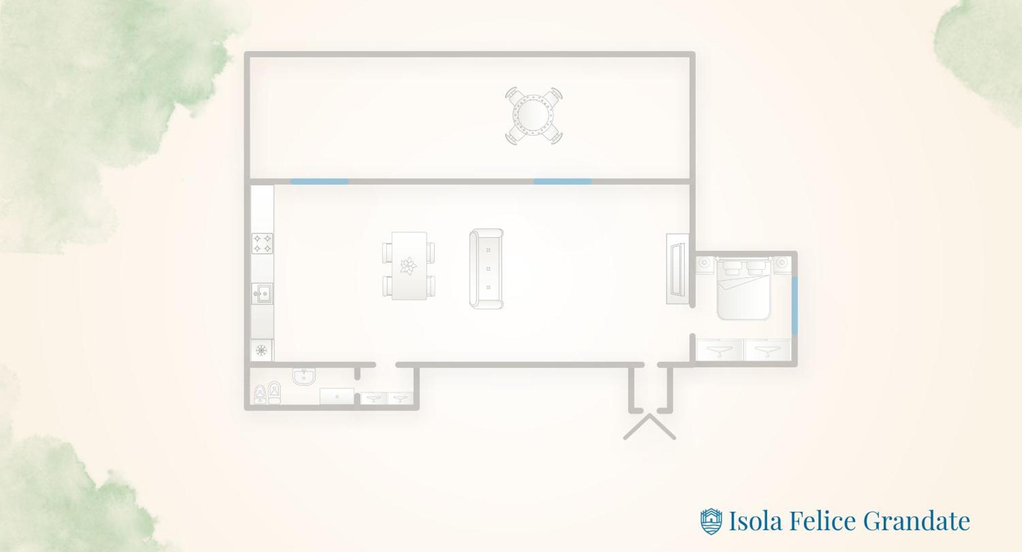 Isola Felice Grandate By Rent All Como Kültér fotó